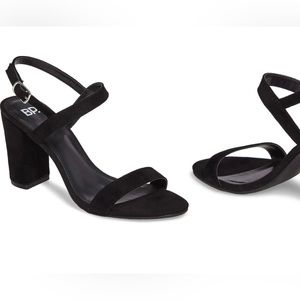 BP Lula Black Suede Sandal- Only worn once! Size 7